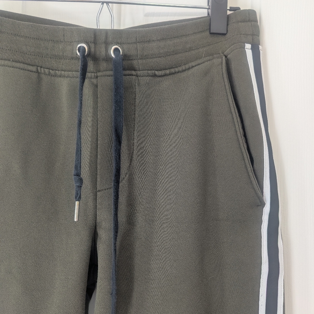 Banana Republic Men's Olive Green French Terry Jogger Pants